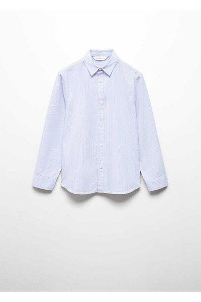 MANGO Kids Tricou Albastru Pentru Copii