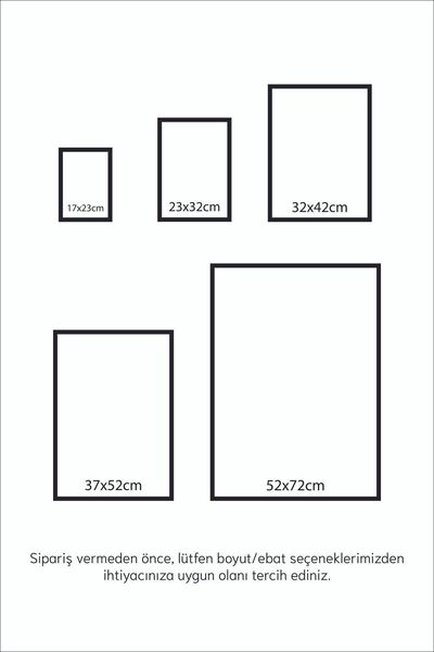 epiqart Çiçekler - Ahşap Desenli Çerçeve