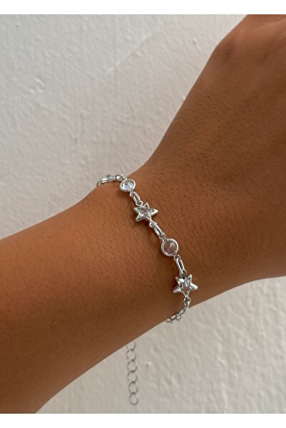 KİLİGİSTANBUL YILDIZLI TAŞLI  BİLEZİK 17 cm