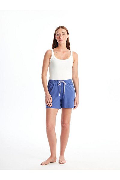 LC Waikiki Pantaloni scurți de pijama pentru femei LCW DREAM cu talie elastică, 2 piese