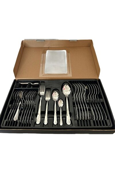 TERCAN Lale Çatal Kaşık Seti 30 Parça