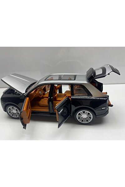Hepsilazım Rolls Royce Metal Model Araba Metal Oyuncak Araba 1.24 Koleksiyon Araba Kapılar Açılır Sesli Işıklı