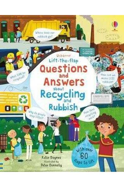 The Usborne Lift The Flap - ميزات إعادة تدوير أحذية Q&A و Rubbish