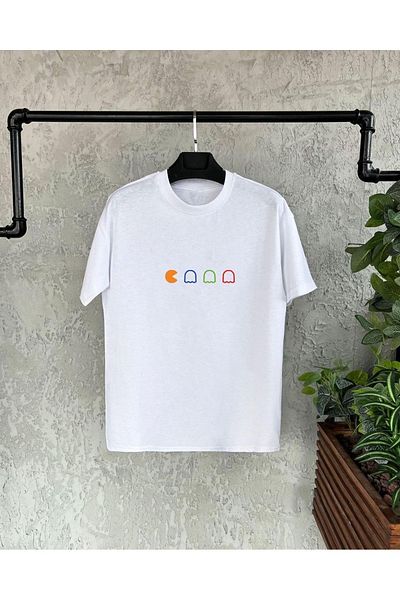 Pink Sky PAC-MAN Unisex Designed T-Shirt
