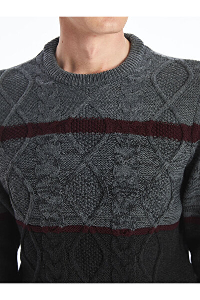 LC Waikiki Strickpullover für Herren – Langarm, Rundhalsausschnitt