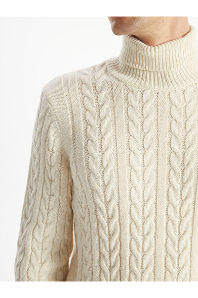 LC Waikiki Balıkçı Yaka Uzun Kollu Erkek Triko Kazak