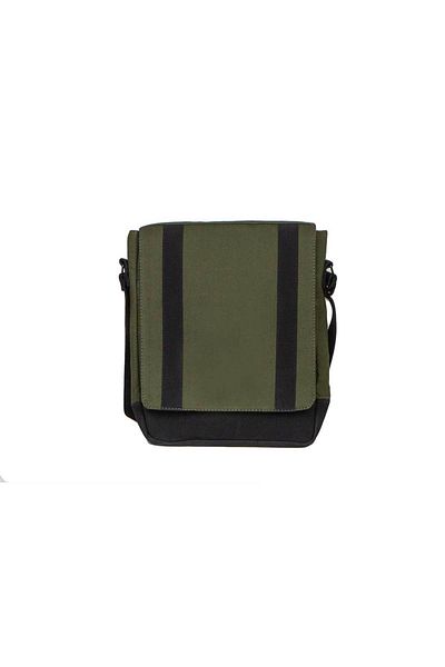 Z zepplin Khaki Green Unprinted Saddle Bag