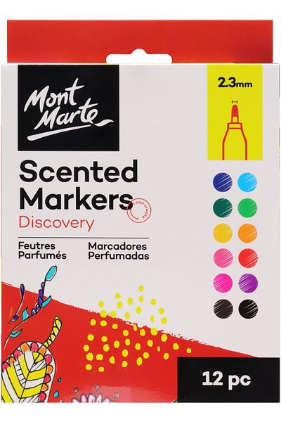 Mont Marte 12 Pieces mm Scented Pens Set