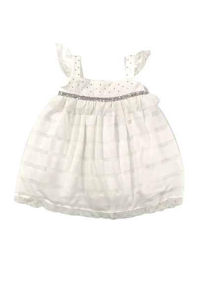 Mymio Dress Jacquard Strap with Hair Band Ecru