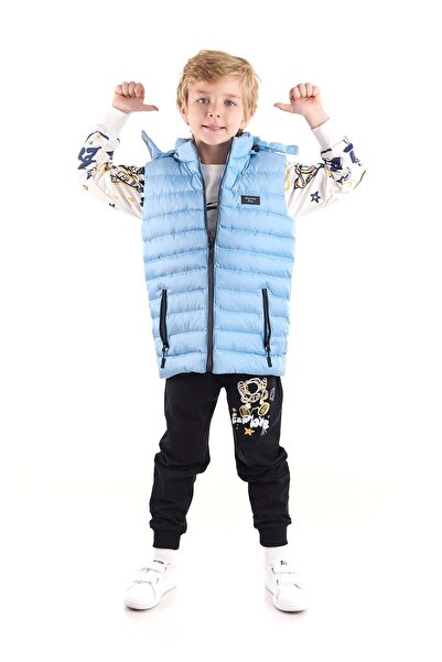 AHENGİM Chlapecká vesta s kapucí - Módní trend Ak 215051