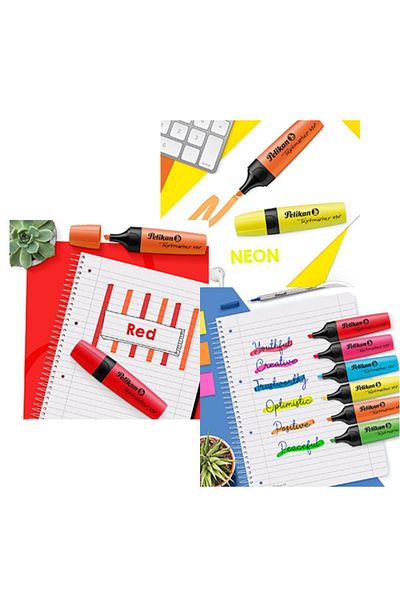 Pelikan ONABANA Pelikan 490 Highlighter Marker Pen Set of 5