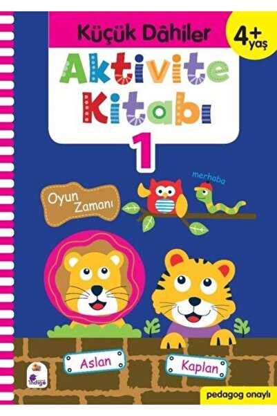İndigo Kitap Küçük Dahiler Aktivite Kitabı 1 (4 YAŞ)