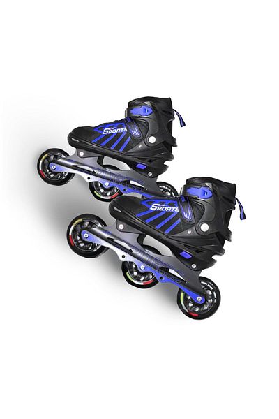 Endless EL1031 Inline Adjustable Skates Medium Size 34 EUR (UK 1.5) - 38 EUR (UK 5) | Kids