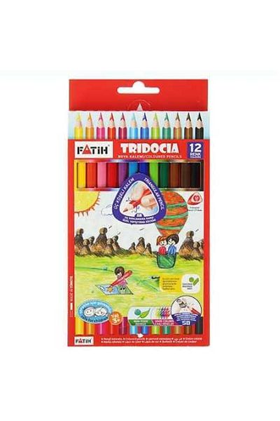 Fatih Tridocia Dry Paint - Triangle Coral 12 Colors Full Size