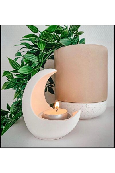By Şirin Candle Ay şeklinde Tealight