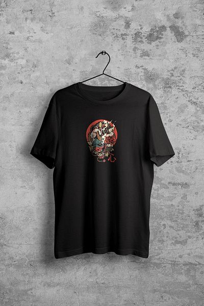 Pink Sky Dragon Women's Black T-shirt