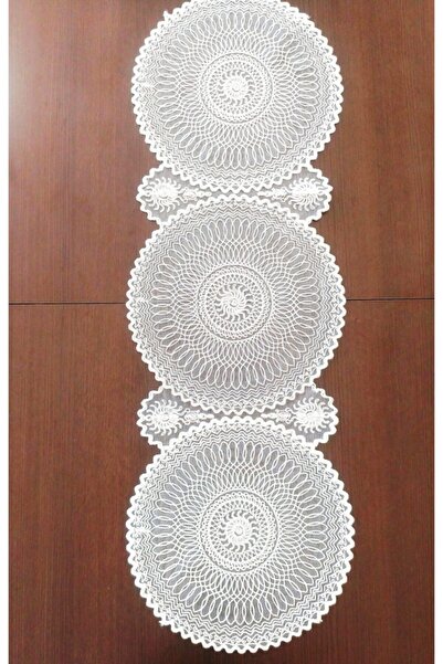 DİLEX Runner Masa Örtüsü Amerikan Servis 37x115 Cm Beyaz