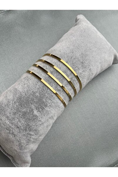 Beymir Aksesuar AJDA ÇELİK DÖRTLÜ BİLEKLİK (60MM)