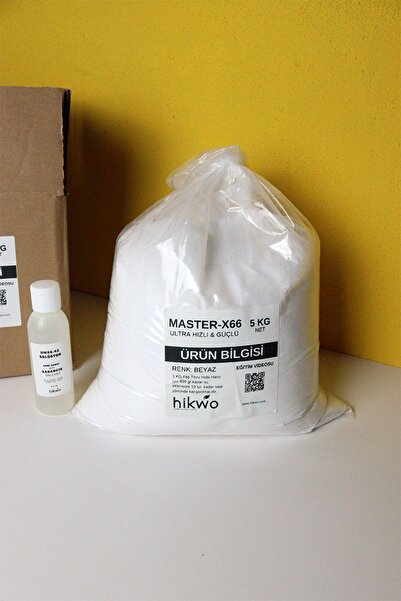 Hikwo Master-x66 Ultra Güçlü Ve Hızlı Donan Mumluk Döküm Harcı - Taş Tozu - Hobi Harcı 10 Kg