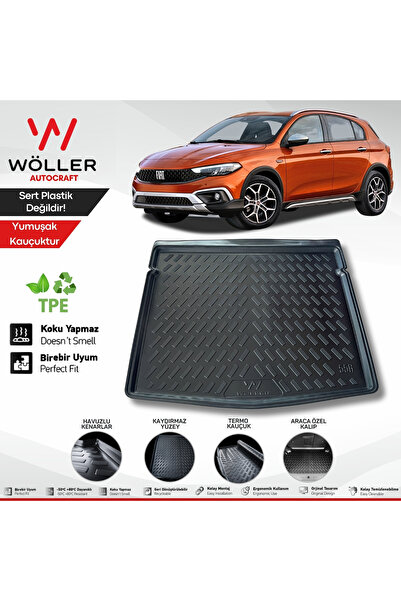 wöller Fiat Egea Cross Bagaj Havuzu 2021 Sonrası Uyumlu 3d Ultraflex Esnek