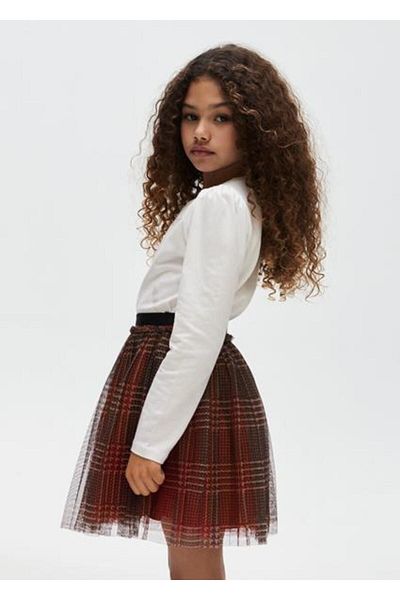 MAYORAL Girl's Red Skirt Tulle