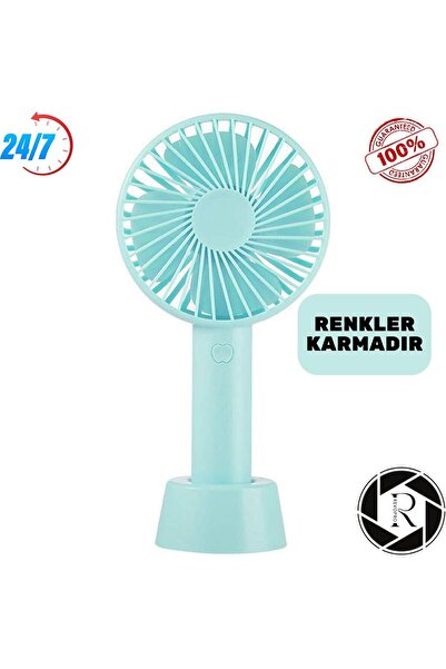 REVOPRO Ev Ofis için Masaüstü Standlı USB Şarjlı El Fanı