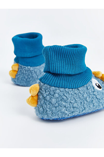 LC Waikiki Baskılı Erkek Bebek Çoraplı Ev Ayakkabısı