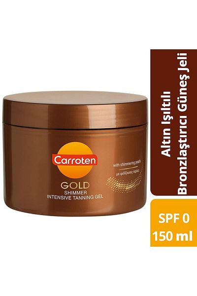 Carroten Gold Color Shimmer Tanning SPF 0 - 150 Ml Sun Gel, Bronzer