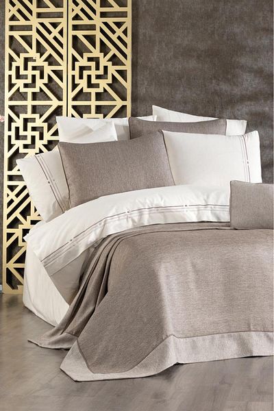 Çeyiz Diyarı Orca 10 Piece Beige Dowry Set