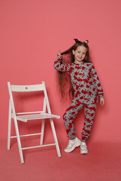 Ponki Girl's Suede Pajama Set