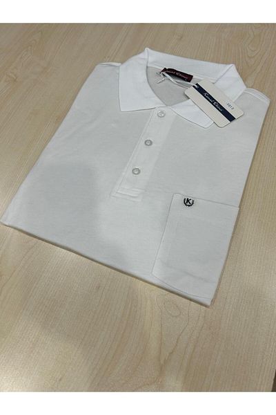 KEMAL EKİNCİ Men's Polo Collar Classic T-Shirt - Pockets and Quality