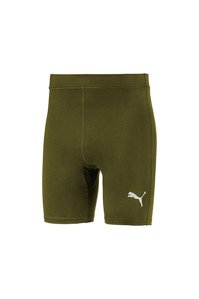 Puma Lenjerie de corp scurtă și strânsă pentru bărbați Pro Printed Liga Baselayer - kaki 65592445