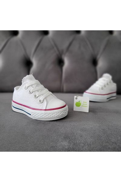 elma bebe Unisex Dievčatá Chlapci Bebe Deti Krátke šnurovacie plátené ľanové tenisky Športová obuv