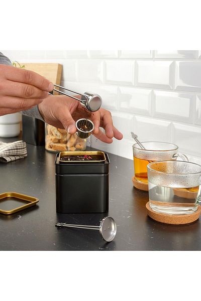 IKEA Tea Strainer, Stainless Steel, 14 Cm, 2 Cup Strainer
