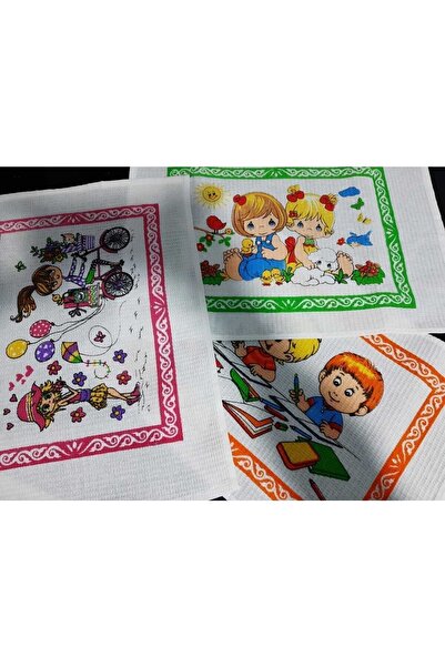 Mikrofiberim (6 PCS) Washable School Lunch Mat 35x50cm Patterned