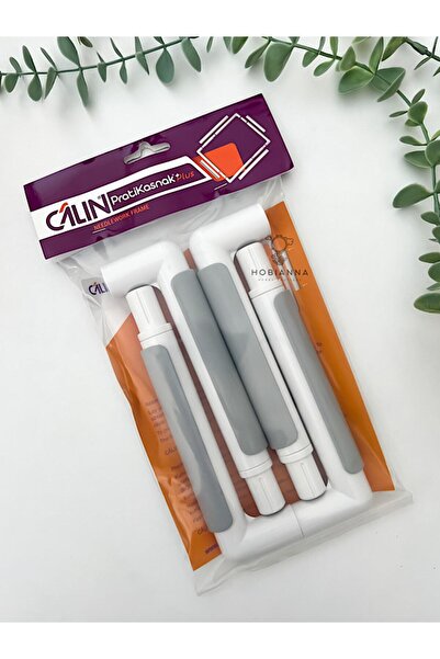 Hobianna Câlın Embroidery Hoop 20 Cm X 20 Cm - Gray Clip / Pratikasnak Plus Pulley