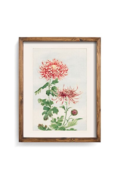 epiqart Chrysanthemum - Wooden Patterned Frame