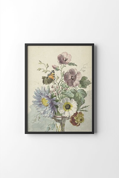epiqart Flowers - Black Frame