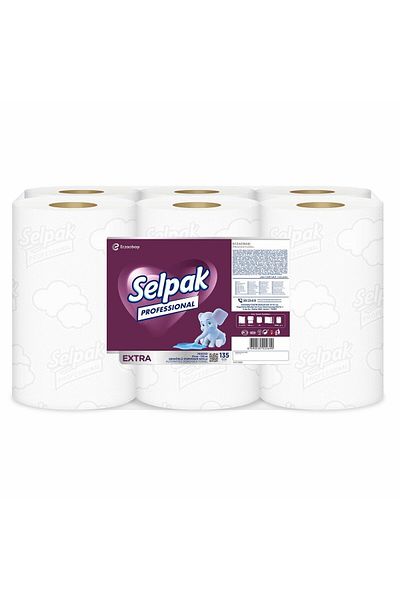 Selpak Professional 21 Cm and 135 M Extra Sensor Towel
