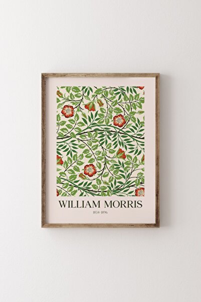 epiqart William Morris - Ahşap Desenli Çerçeve