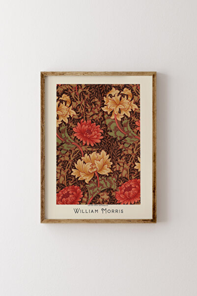 epiqart William Morris - Ahşap Desenli Çerçeve
