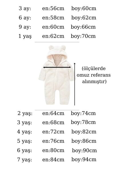 ipek atlas Erkek Kız Bebek Ve Çocuk Peluş Ayıcık Tavşan İkili Tulum