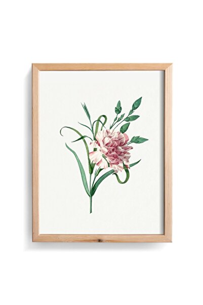 epiqart Flowers - Wooden Patterned Frame