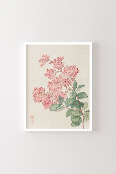 epiqart Ορτασσόχρωμος ορταντζάλλας - Λευκός Πλαίσιο