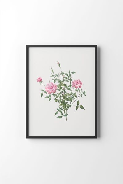 epiqart Flowers - Black Frame