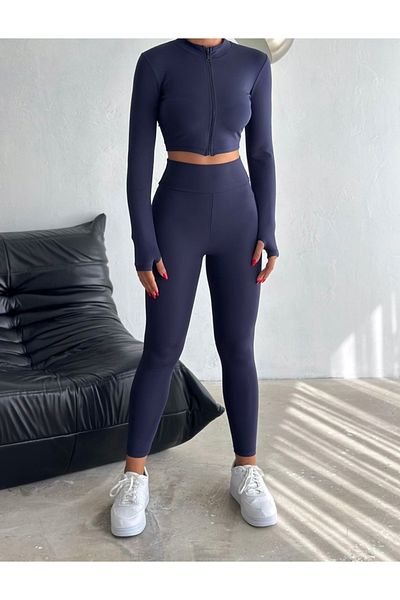 badibadii Finger-Slip Women's Diver Crop Tights Set