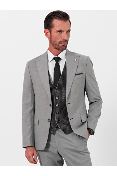 Terziayhan Αποκλειστικό κοστούμι διπλής όψης Slimfit - Κολάρο χελιδονοουράς κ...