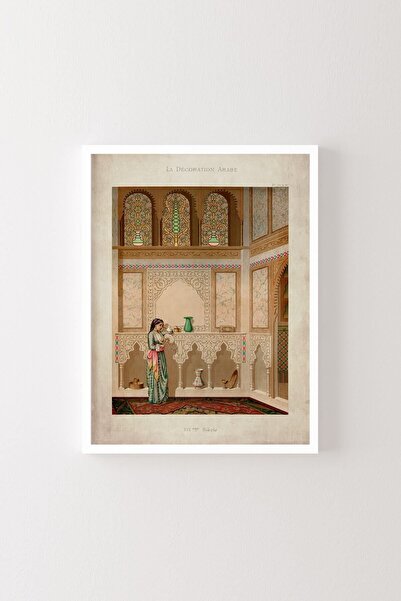 epiqart Sufragerie vintage - cadru alb