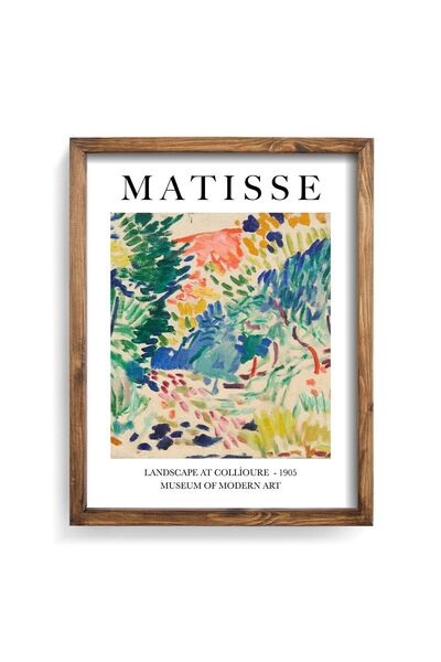 epiqart H. Matısse - Ahşap Desenli Çerçeve