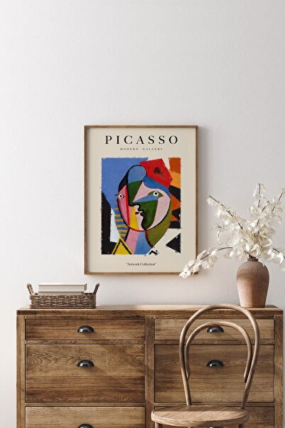 epiqart Пикасо - Рамка с дървесен мотив